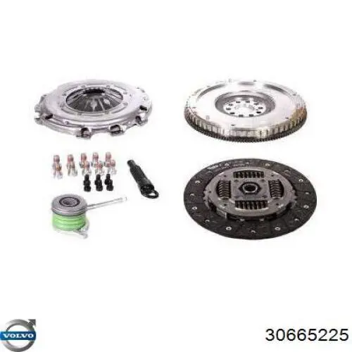 Радіатор кондиціонера 30665225 Volvo