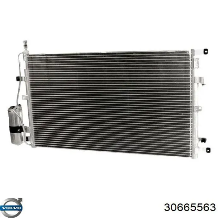 Конденсатор кондиціонера Volvo 30665563 ціна, від 92.13 USD