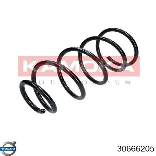 Пружина передня Volvo 30666205 ціна, від 24.78 USD