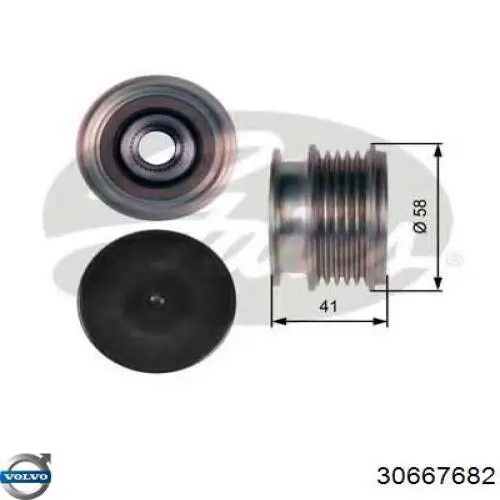 Купити 30667682 Volvo Шків генератора