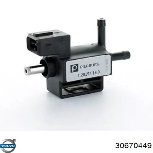Купити 30670449 Volvo Клапан перетворювач тиску наддуву (соленоїд)