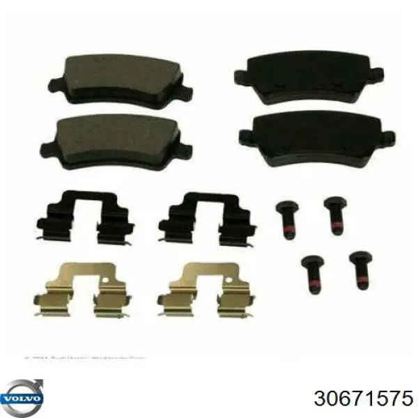 Купити 30671575 Volvo Задні колодки