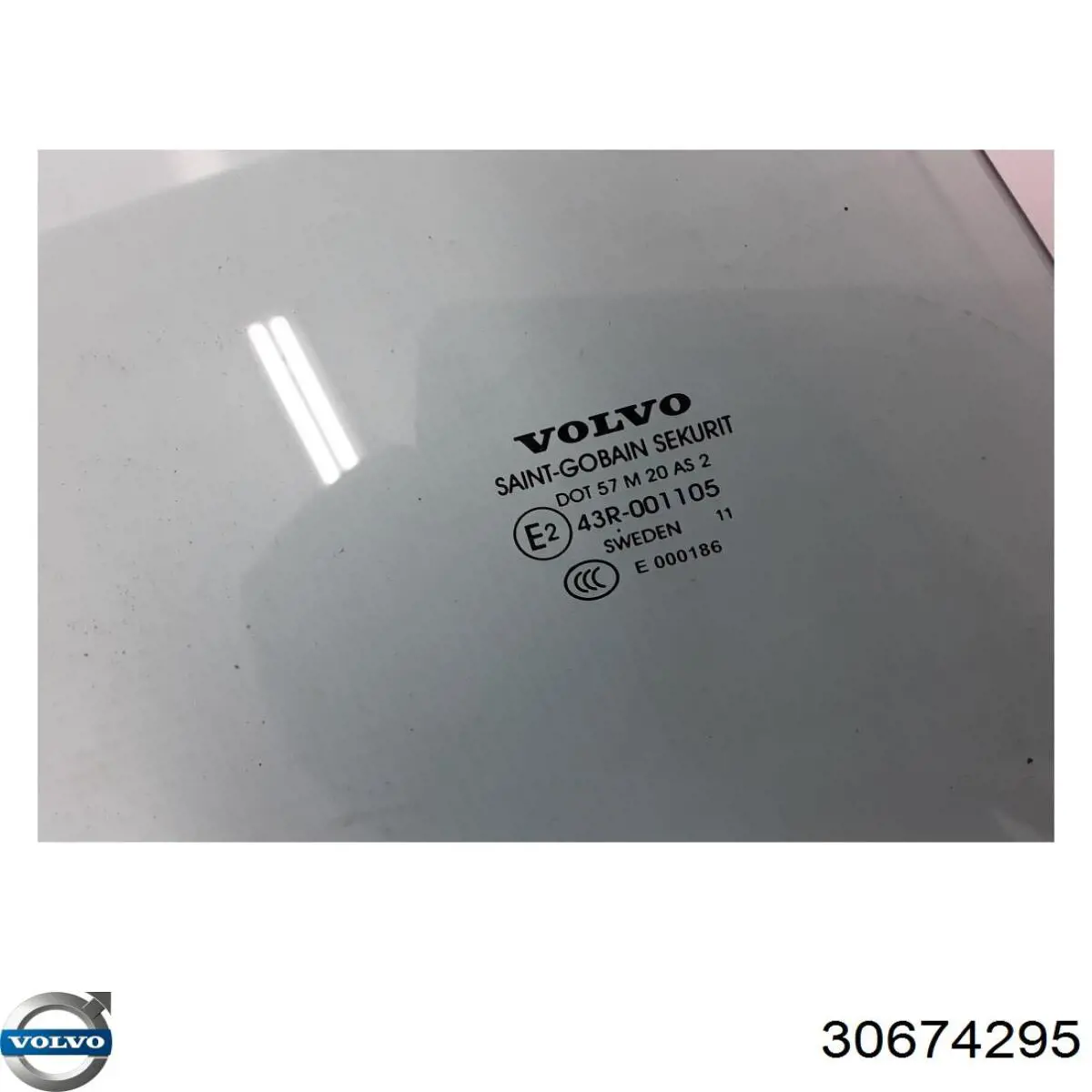 Скло заднє праве Volvo 30674295 ціна, від 23.37 USD