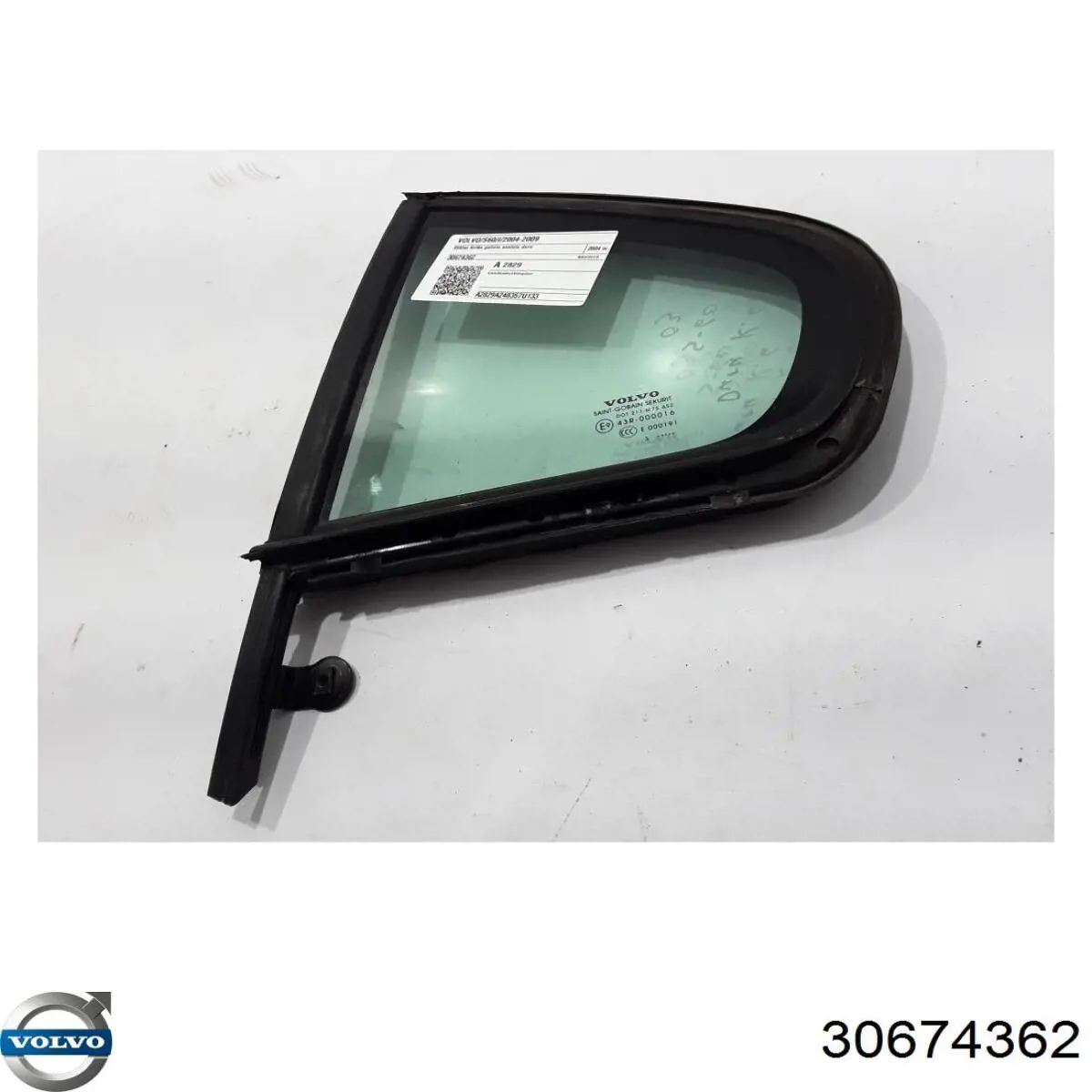 Купити 30674362 Volvo Скло-кватирка двері, задньої, лівої