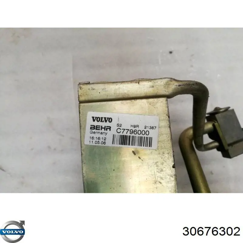 Випаровувач кондиціонера Volvo 30676302 ціна, від 47.91 USD