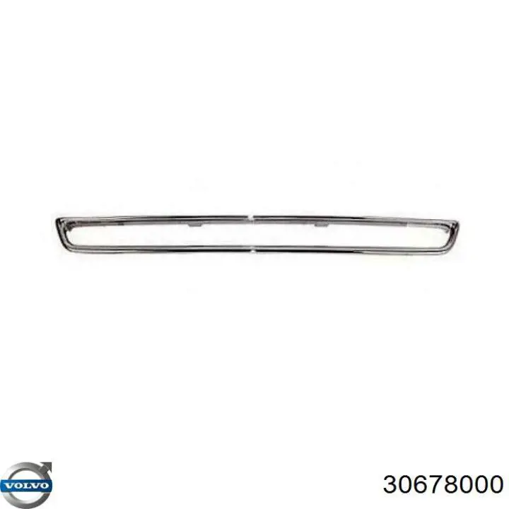 Решітка переднього бампера, центральна Volvo 30678000 ціна, від 63.34 USD