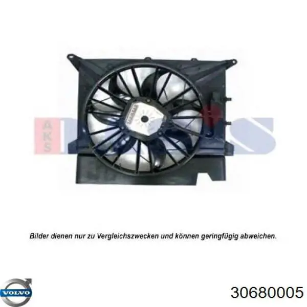 Дифузор (кожух) радіатора охолодження Volvo 30680005 ціна, від 38.00 USD