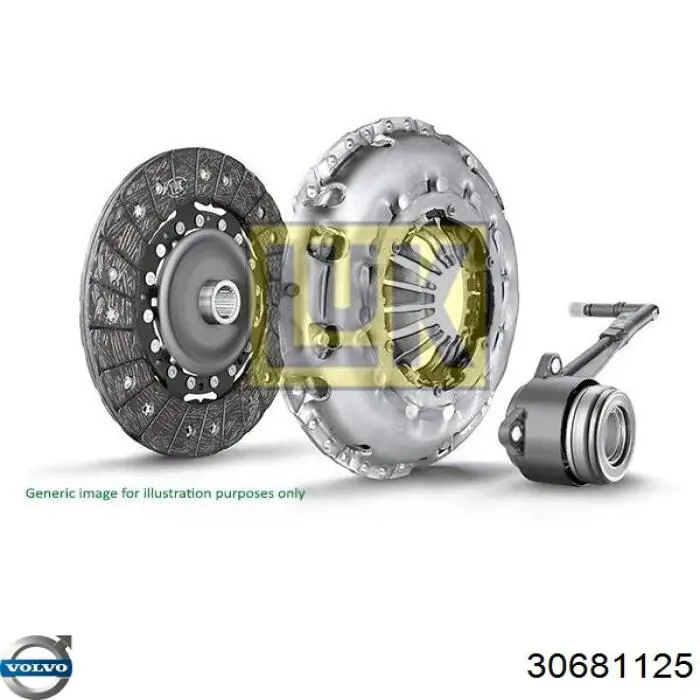 Комплект зчеплення (3 частини) Aisin SCKEFO53R ціна, від 142.43 USD
