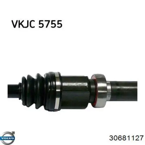 Піввісь передня, права Volvo 30681127 ціна, від 63.35 USD