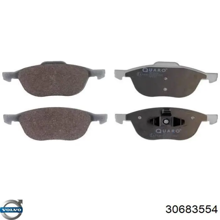 Купити 30683554 Volvo Колодки гальмівні передні, дискові