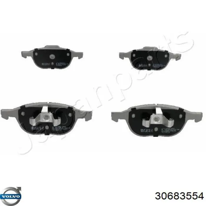 Тормозні колодки Volvo 30683554