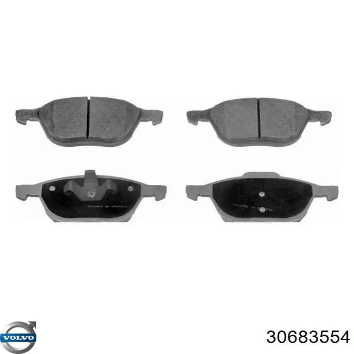 30683554 Volvo Передні гальмівні колодки