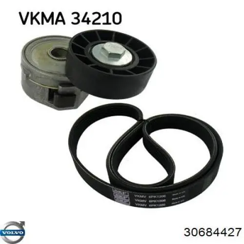 Натягувач приводного ременя Volvo 30684427