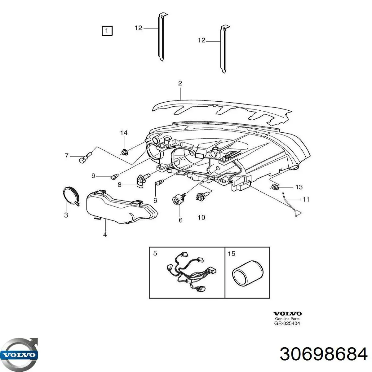Купити 30698684 Volvo 