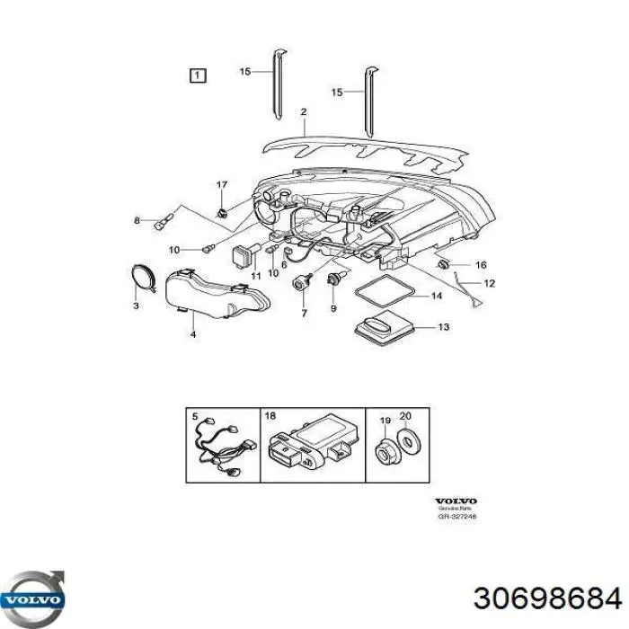  Volvo 30698684 ціна, від 8.21 USD
