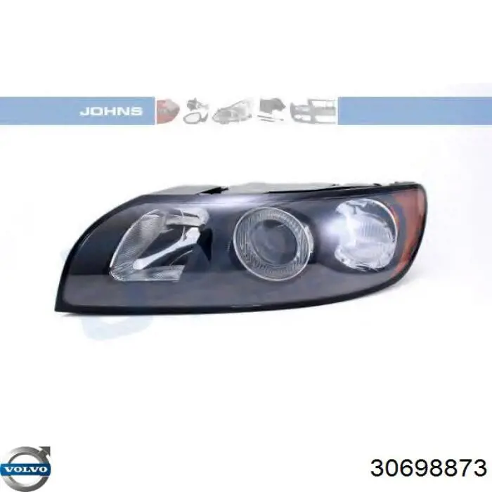 30698873 Volvo Основна фара - вставка