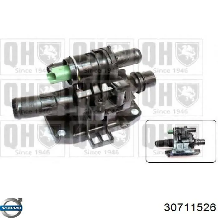 Кожух термостата Volvo 30711526 ціна, від 9.85 USD