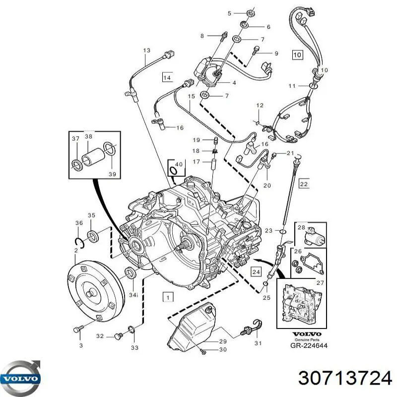  Volvo 30713724 ціна, від 84.46 USD