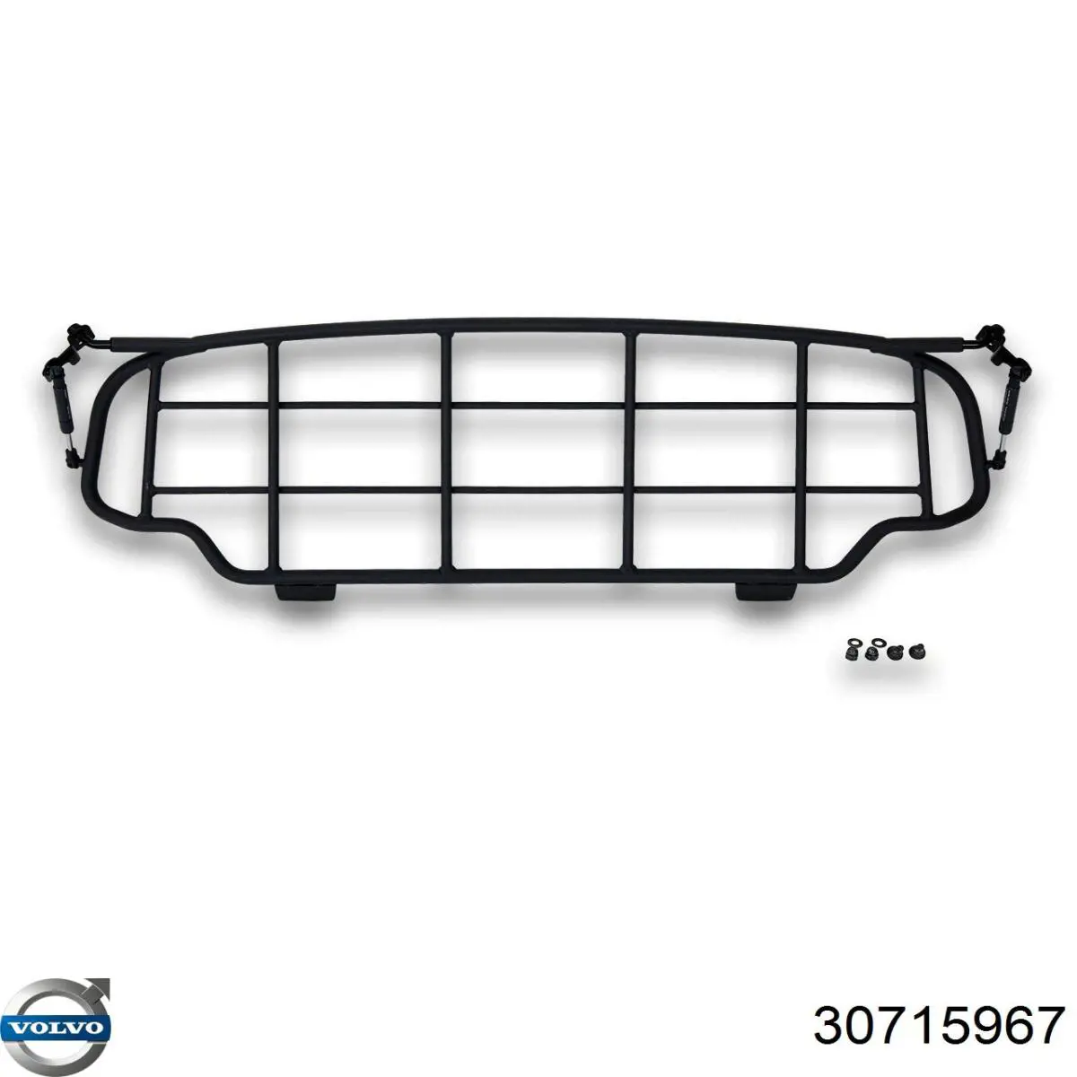 Решітка радіатора кондиціонера Volvo 30715967 ціна, від 454.29 USD
