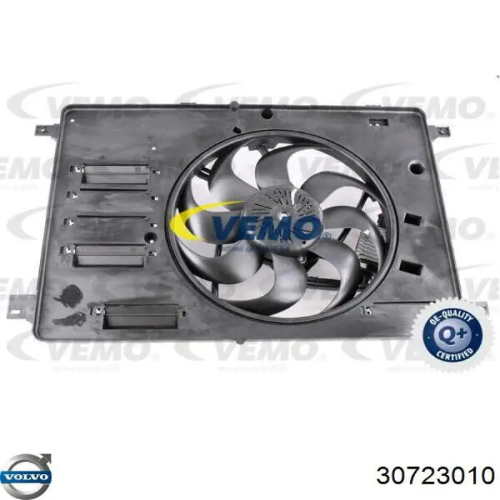 Купити 30723010 Volvo Дифузор радіатора охолодження, в зборі з двигуном і крильчаткою