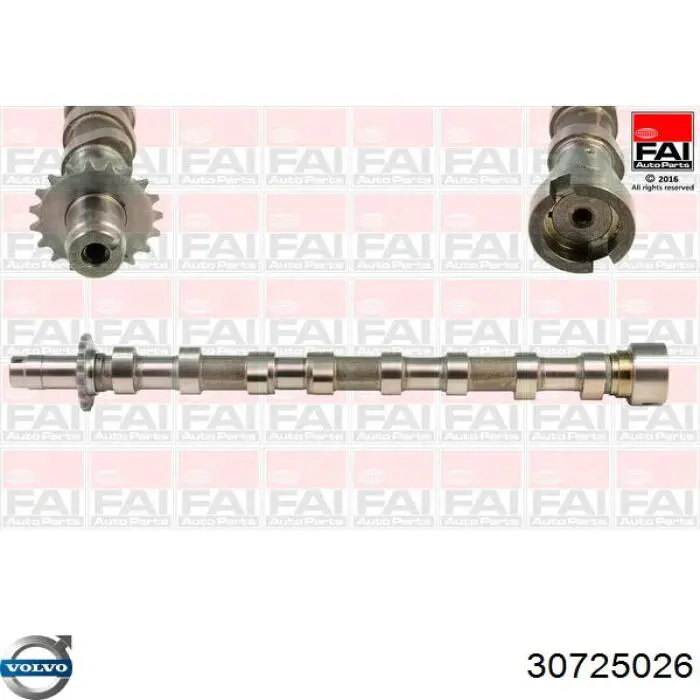 30725026 Volvo Шток двигуна, випускний