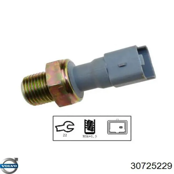 Манометри (показник тиску масла) Volvo 30725229 ціна, від 4.56 USD