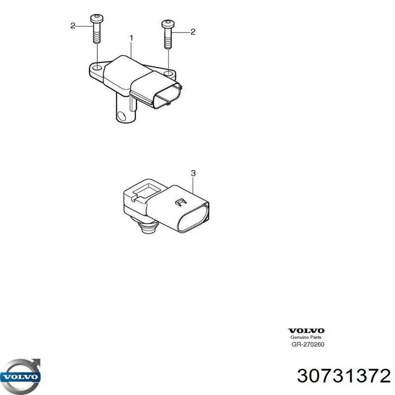 Volvo 30731372 ціна, від 177.11 USD