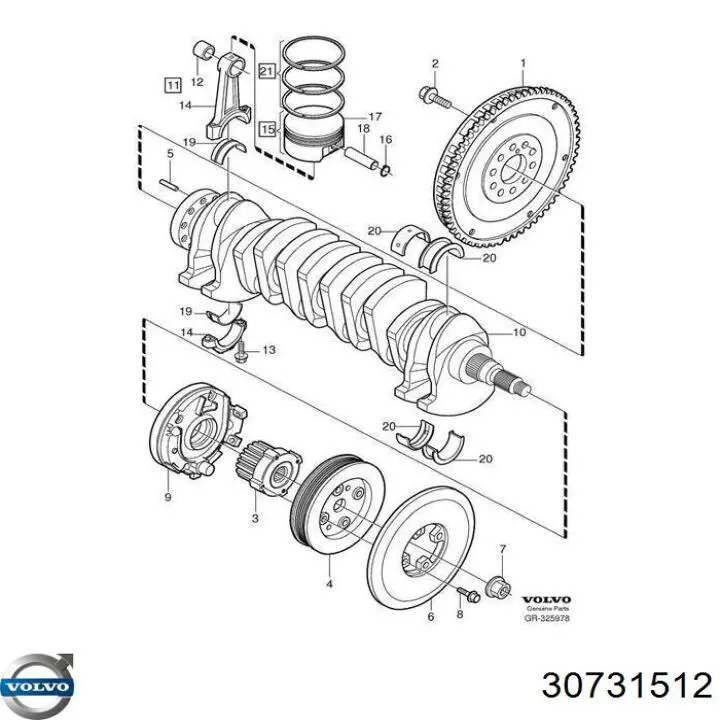 Кільця поршневі на 1 циліндр, STD. Engitech ENT041063STD ціна, від 16.58 USD