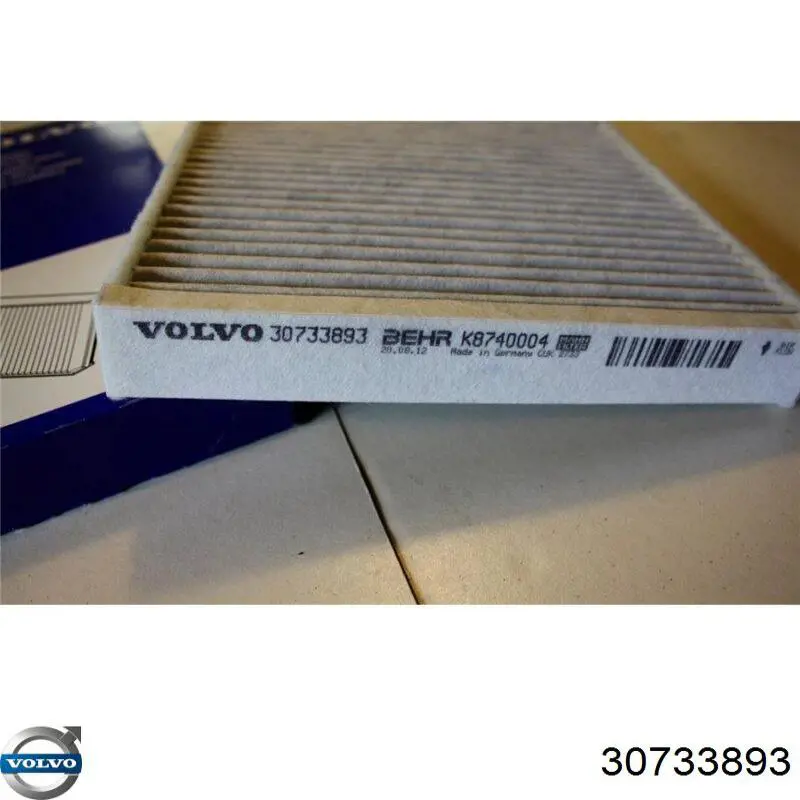 Фільтр повітряний обігрівача Volvo 30733893 ціна, від 9.07 USD