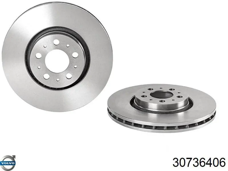 Купити 30736406 Volvo Ротор гальмівний