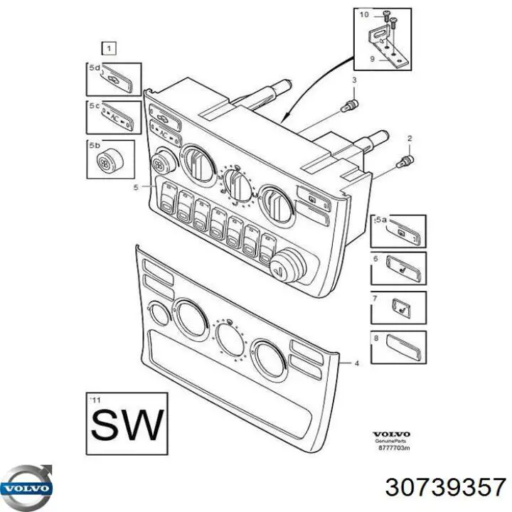 Купити 30739357 Volvo 