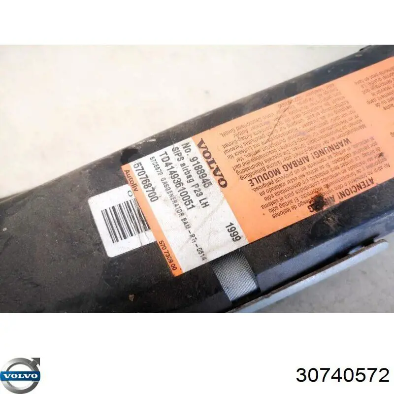 Купити 31418255 Volvo Подушка безпеки AIRBAG спинки сидіння, правого
