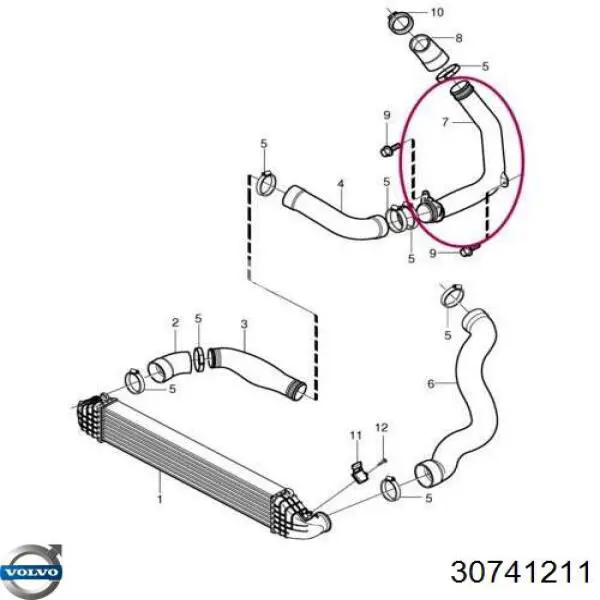  Volvo 30741211 ціна, від 220.24 USD