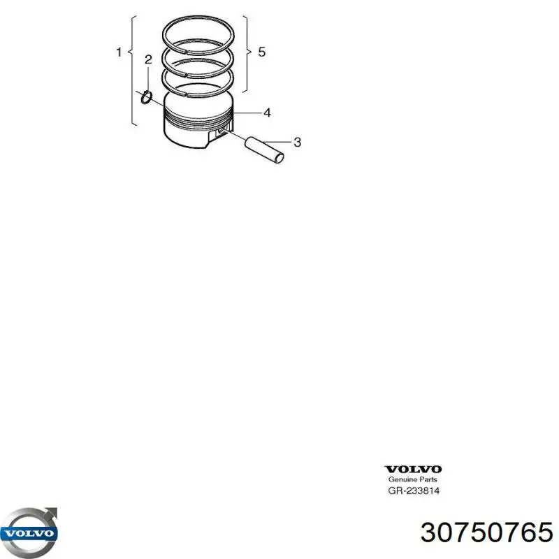  Volvo 30750765 ціна, від 106.98 USD