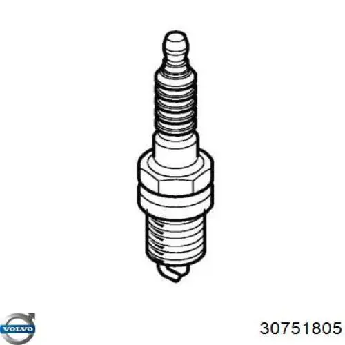Купити 30751805 Volvo Свічка запалювання