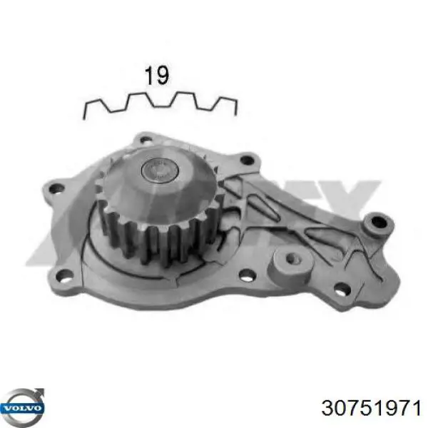 Купити 30751971 Volvo Насос охолоджуючої рідини