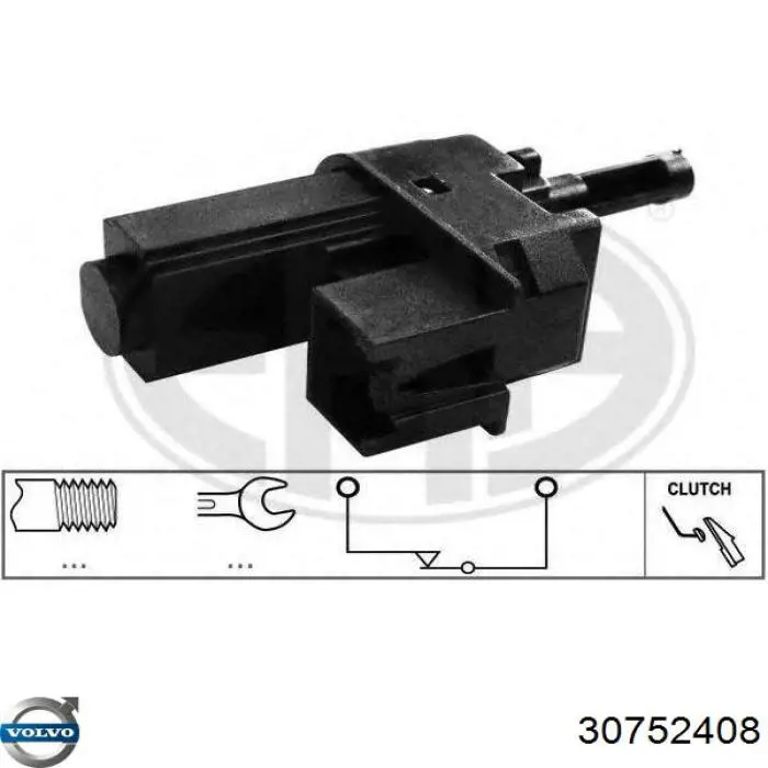 Датчик включення зчеплення Volvo 30752408 ціна, від 6.33 USD