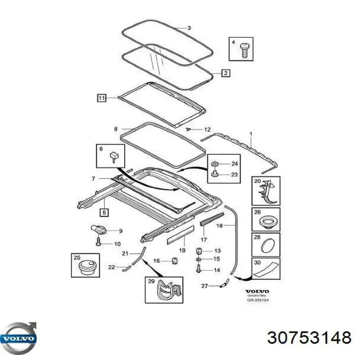 Купити 30753148 Volvo 