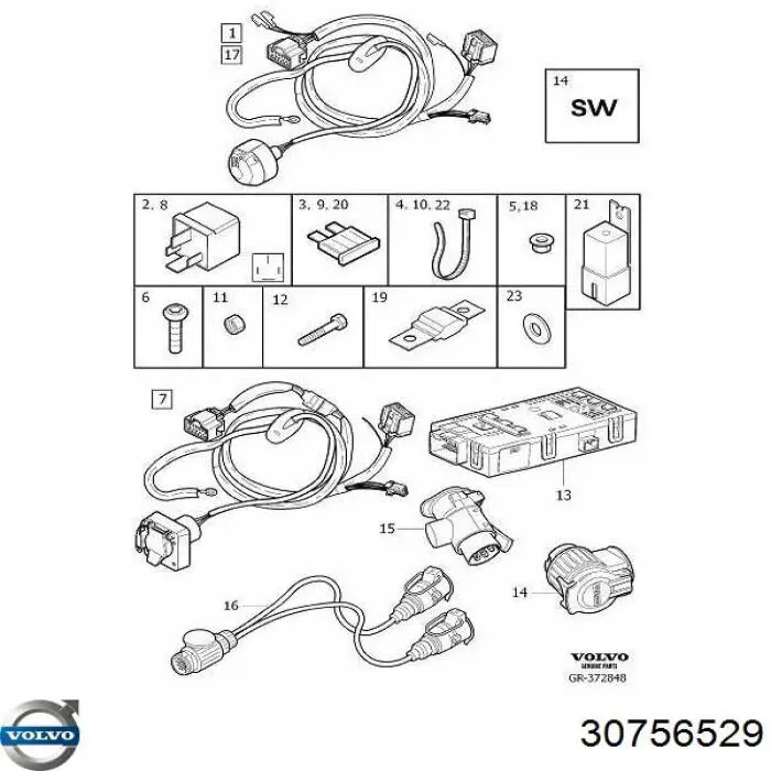  Volvo 30756529 ціна, від 112.46 USD