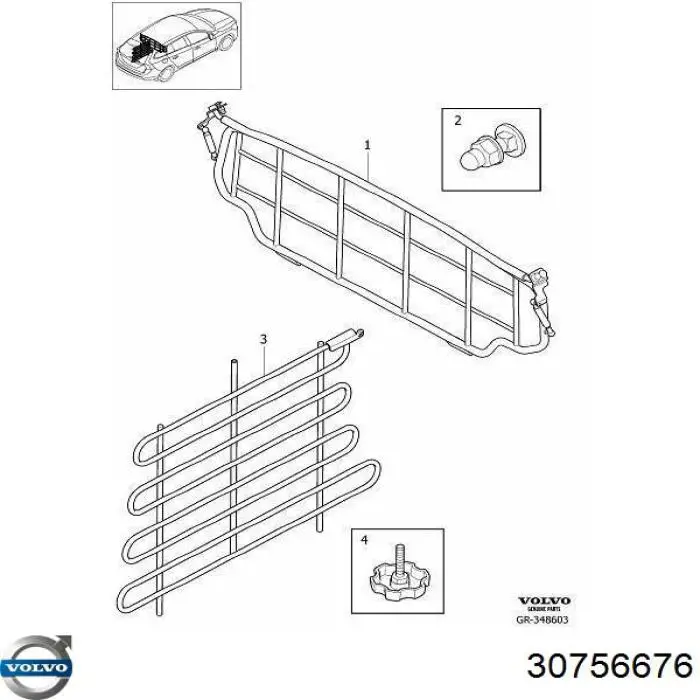  Volvo 30756676 ціна, від 454.29 USD