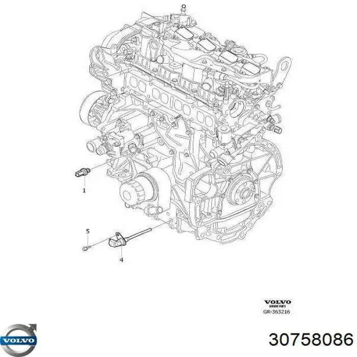  Volvo 30758086 ціна, від 91.11 USD
