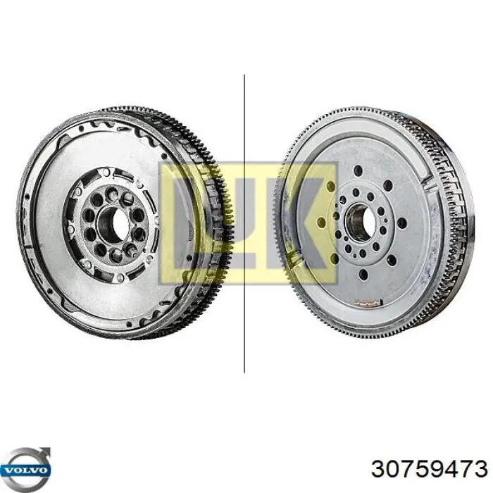 Купити 30759473 Volvo Маховик із зубчастим ободом в зборі