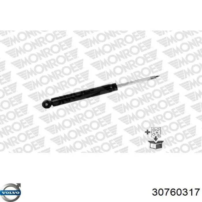 Амортизатор задній Volvo 30760317 ціна, від 103.57 USD