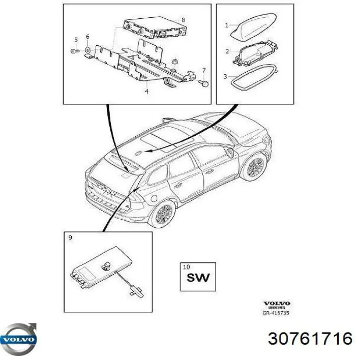 Купити 30761716 Volvo 