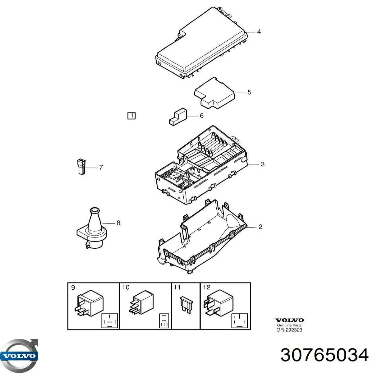 Купити 30765045 Volvo Реле поворотів