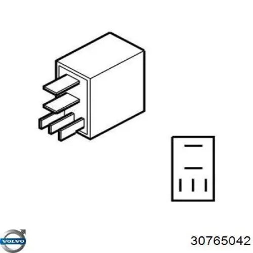 Автомобільні реле поворотів Volvo 30765031 ціна, від 2.53 USD