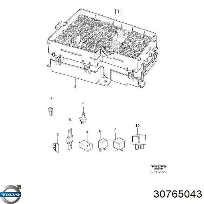 Купити 30765043 Volvo 