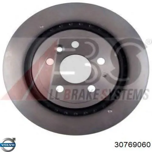 Диск гальмівний задній Volvo 30769060