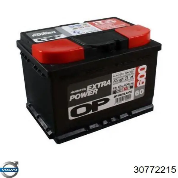 Батарея акумуляторна Volvo 30772215 ціна, від 101.42 USD