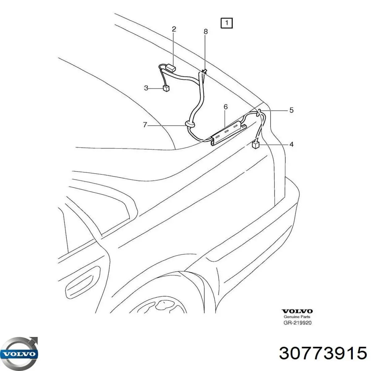  Volvo 30773915 ціна, від 86.88 USD